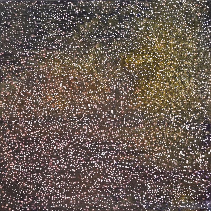 Petite sequenza VI,acrylique sur toile, 34 X34 cm,  2022